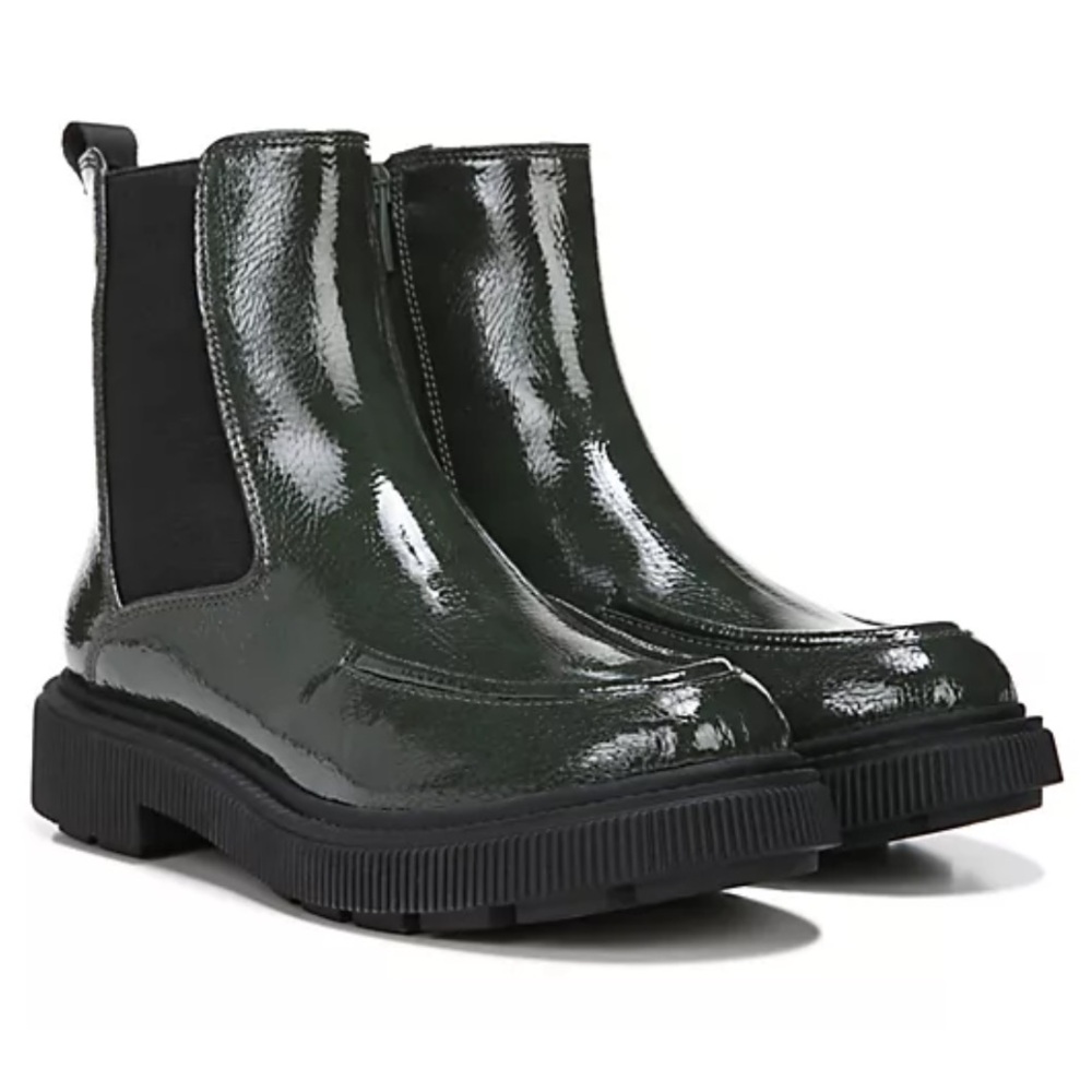 Franco Sarto Jimmie Bootie in Green/Forest size 9.5